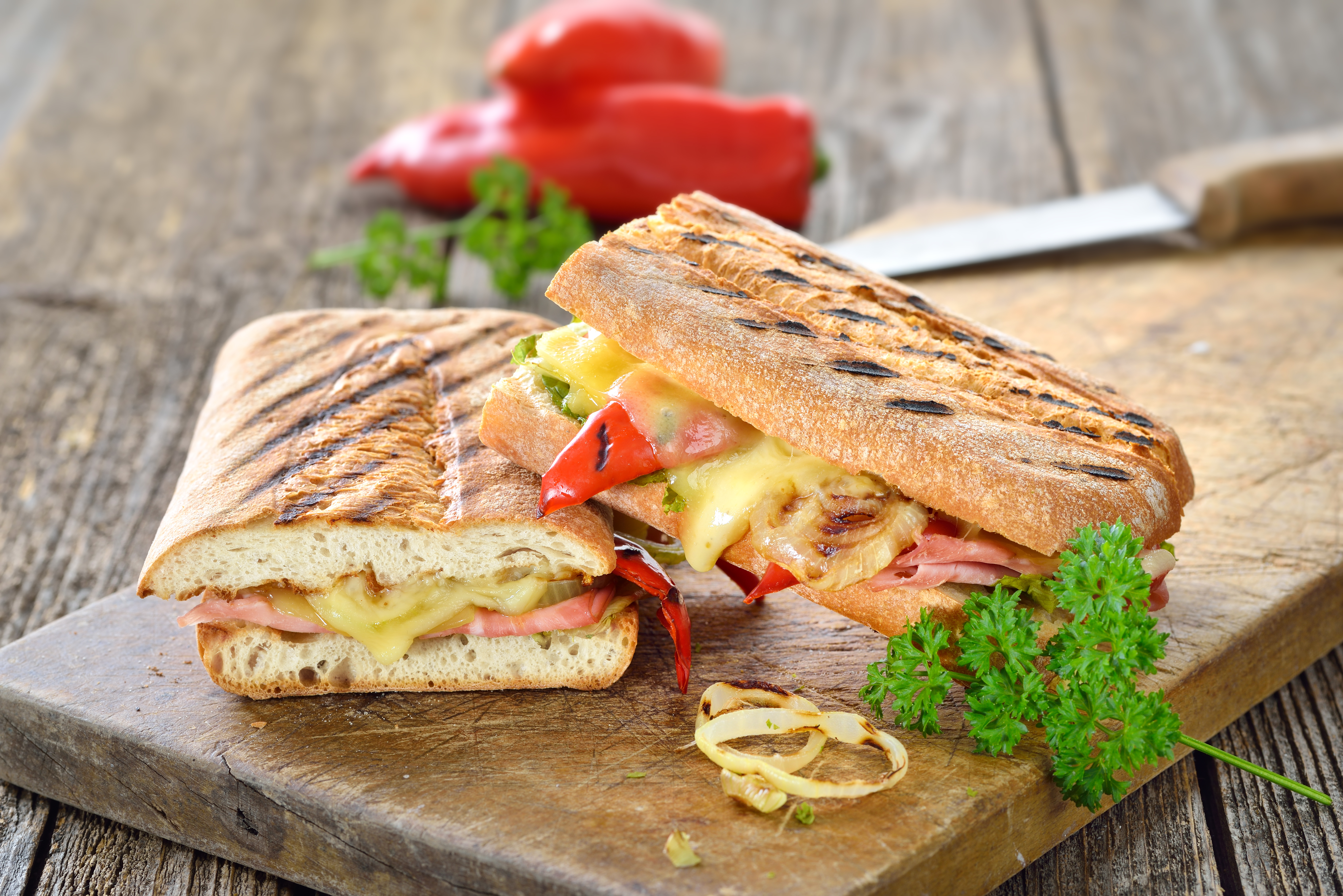 Panini grillé italien — snack grab and go Montévrain